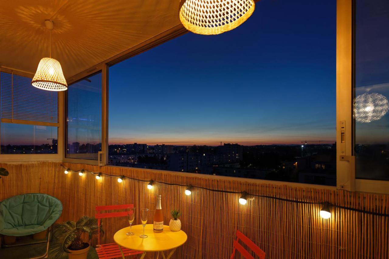 Smile Home-Nid Panoramique Vue Wow ! Spadeco - Loungezen - Terrasse Ensoleillee - Arrivee Autonome - Netflix - Emplacement Ideal - Lumineux - Renove A Neuf - Wifi Fibre - Montpellier Eksteriør bilde